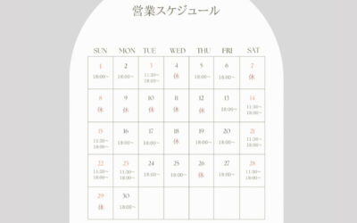 11月のスケジュールです